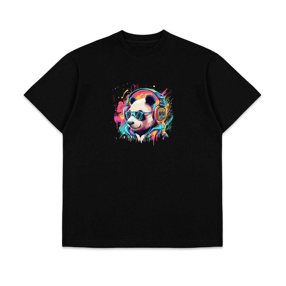 Panda Colourful Vintage T-Shirts