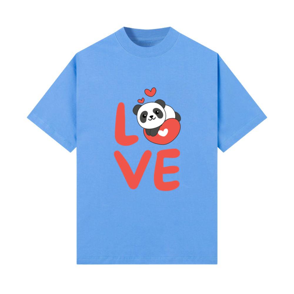 Panda For Valentine's Day Cute Animals Hearts T-Shirt