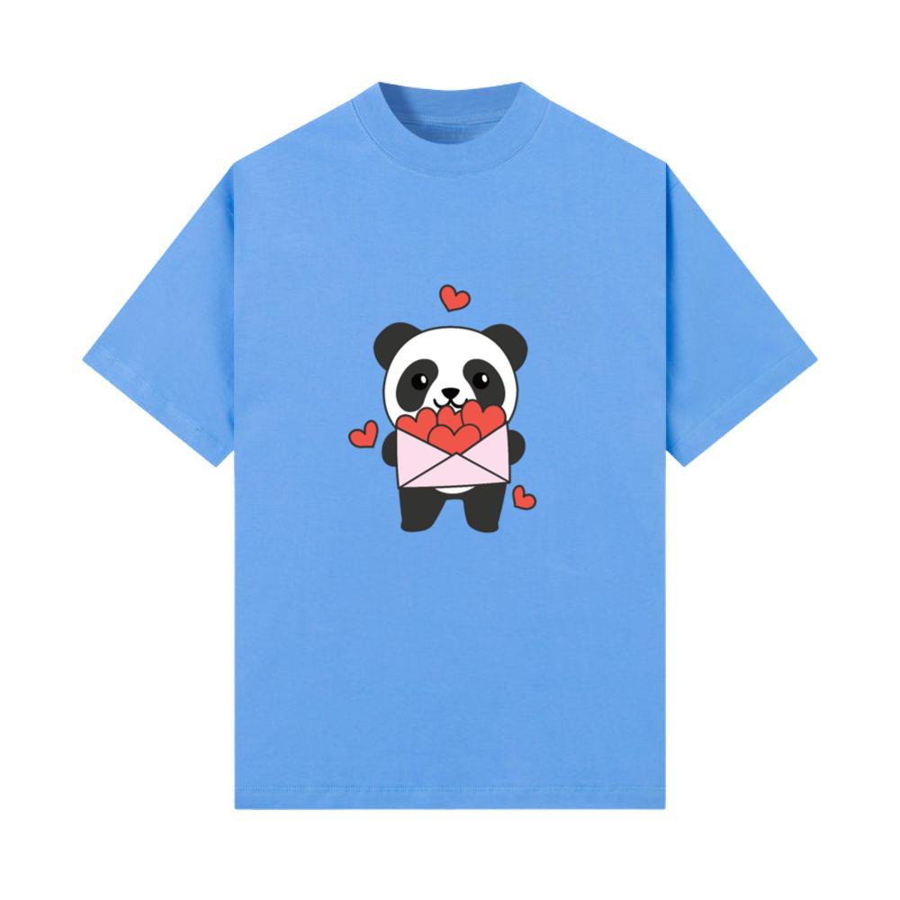 Panda For Valentine's Day Cute Animals With Hearts_1 T-Shirt