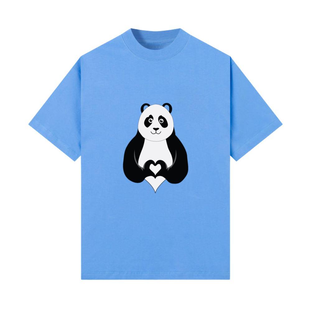 Panda Heart Valentines Day Gift Animal Bear Lover T-Shirt