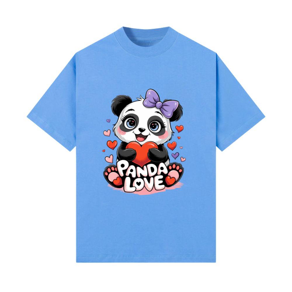 Panda Love Cute Heart for Animal Lovers T-Shirt