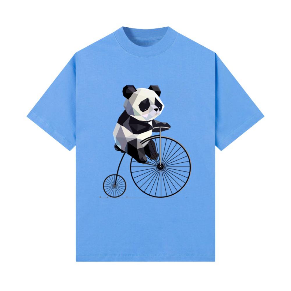 Panda on a Penny Farthing –Retro Meets Animal Love T-Shirt