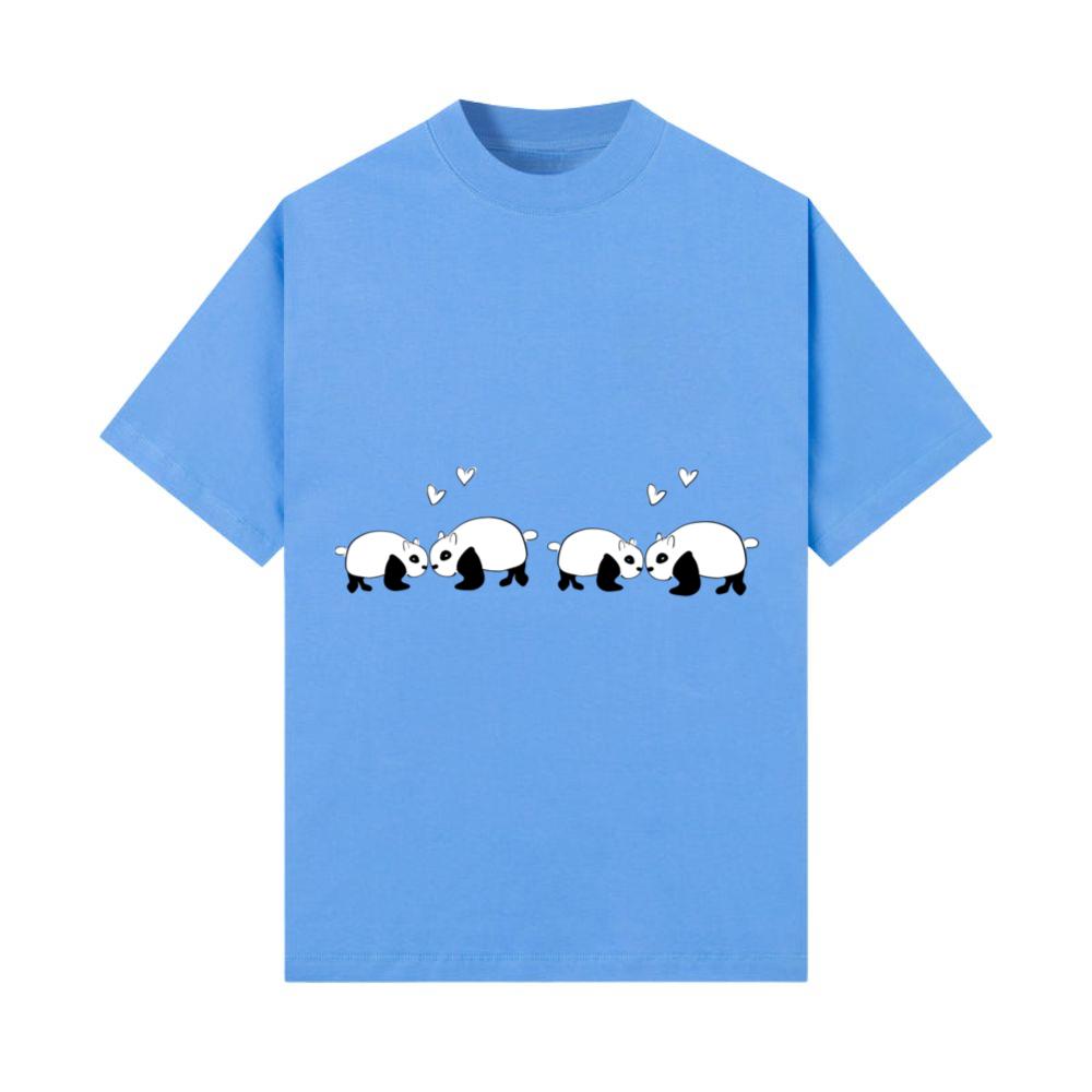 Panda pattern animal love animals line T-Shirt
