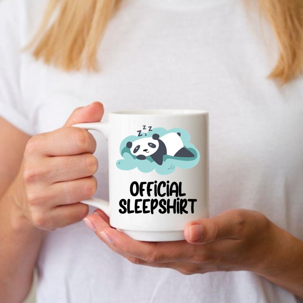 Panda Sleeping Official Sleep Shirt Mug