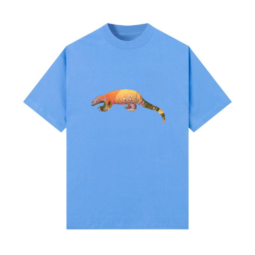 Pangolin Funny Animal Silhouette Double Exposure T-Shirt
