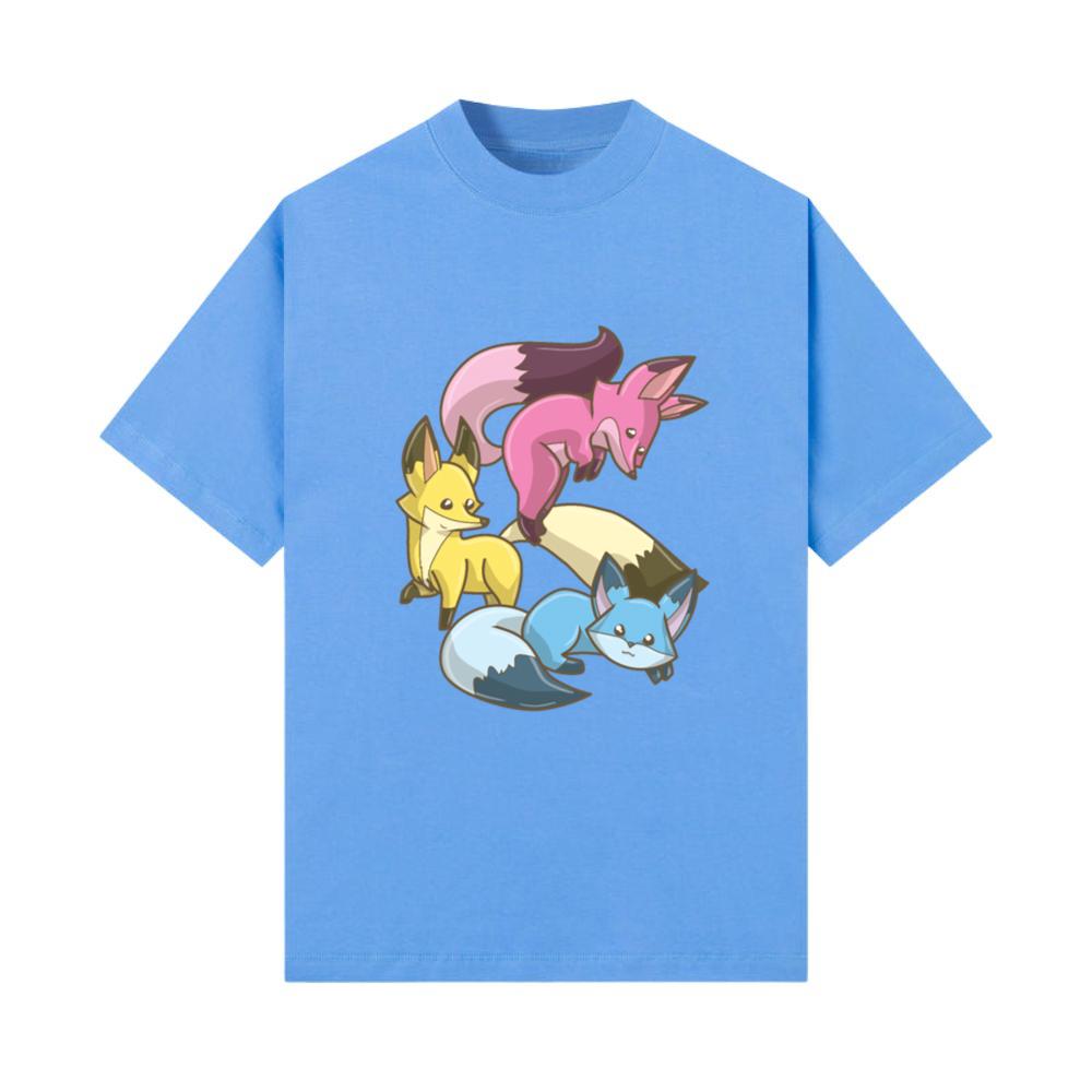 Pansexual Fox,Kawaii Pastel Goth Anime Art Pan T-Shirt