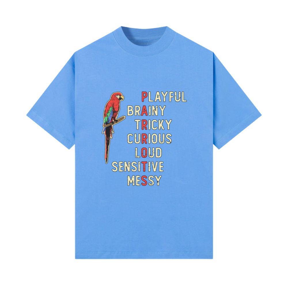 Parrot Bird Playful Brainy Tricky Animal Parrots T-Shirt