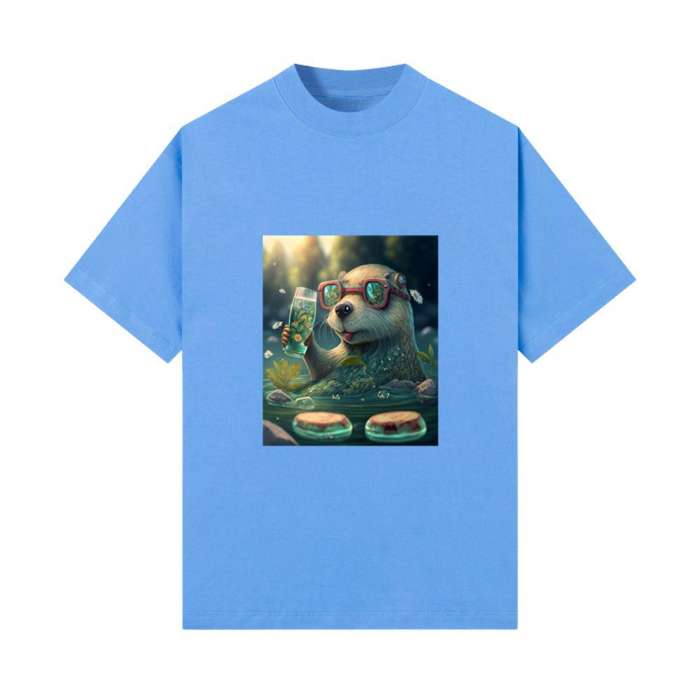 Partygoer Animal Theme Tequila Lover Floating T-Shirt