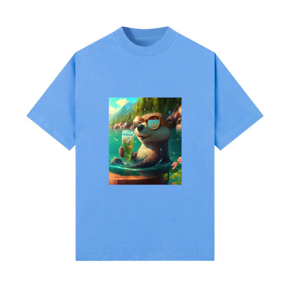 Partygoer Animal Theme Tequila Lover Floating_1 T-Shirt