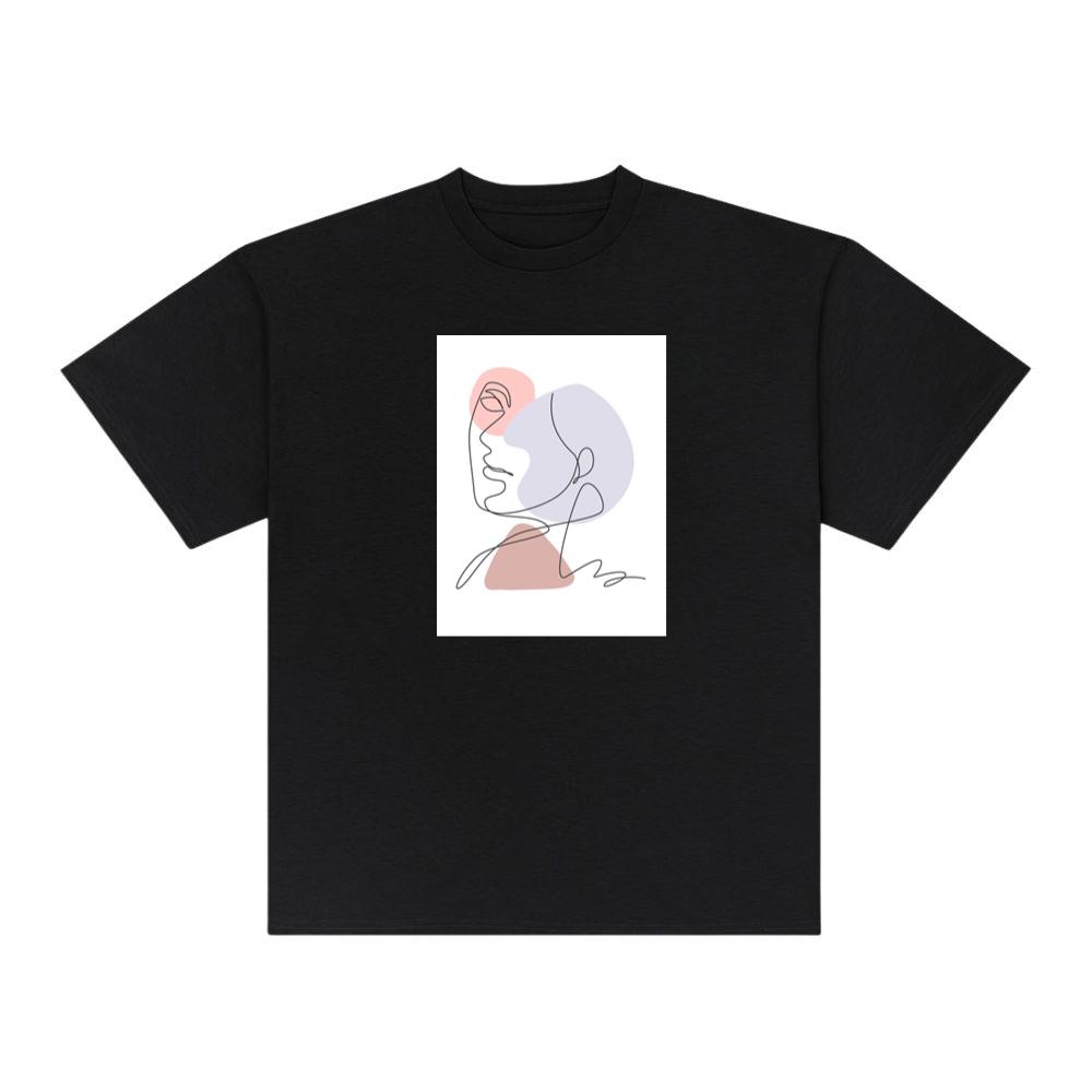 Pastel Face Line Art TShirts Kulottee