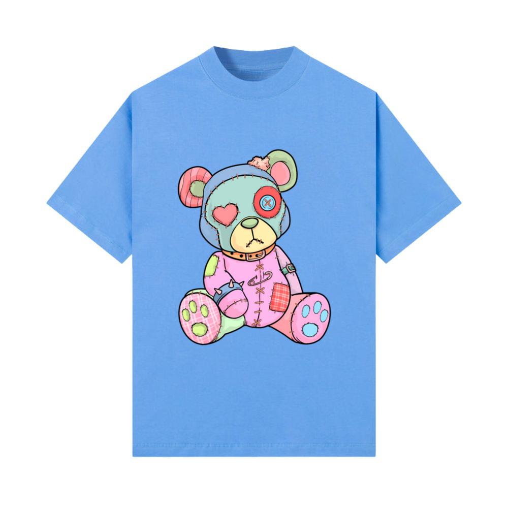 Pastel Goth Teddy Bear Japanese Anime Kawaii Menhe_1 T-Shirt