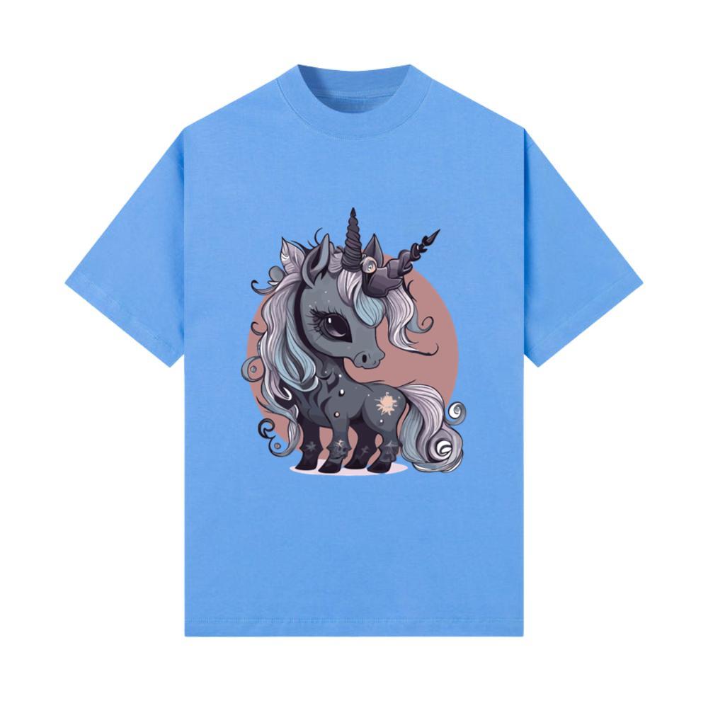 Pastel Goth Unicorn Cute Creepy Anime Menhera Wicc T-Shirt