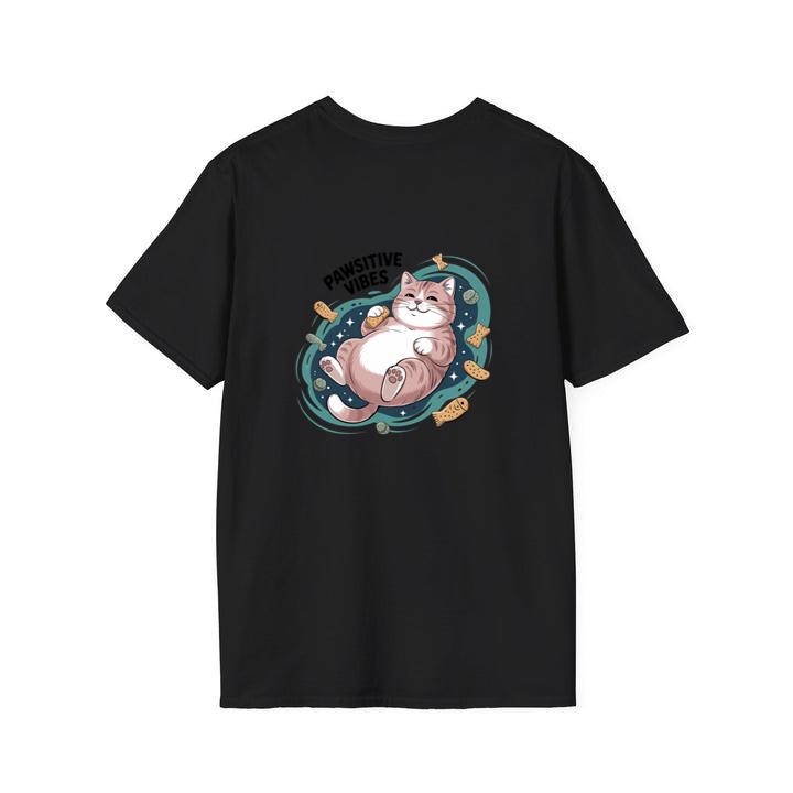 Pawsitive Vibes Relaxing Cat with Bandages T-Shirt