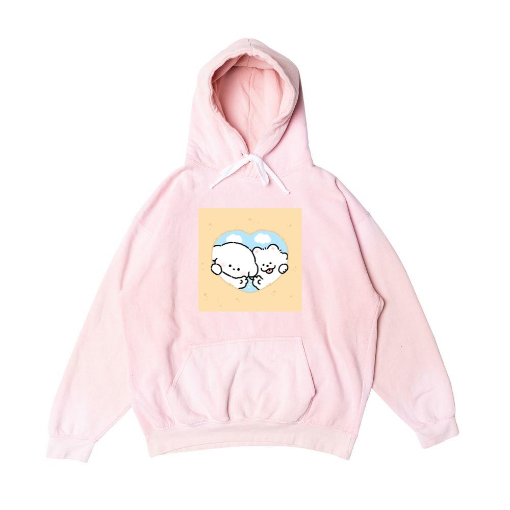 Peeking Pups in Love Hoodies Chairgoods