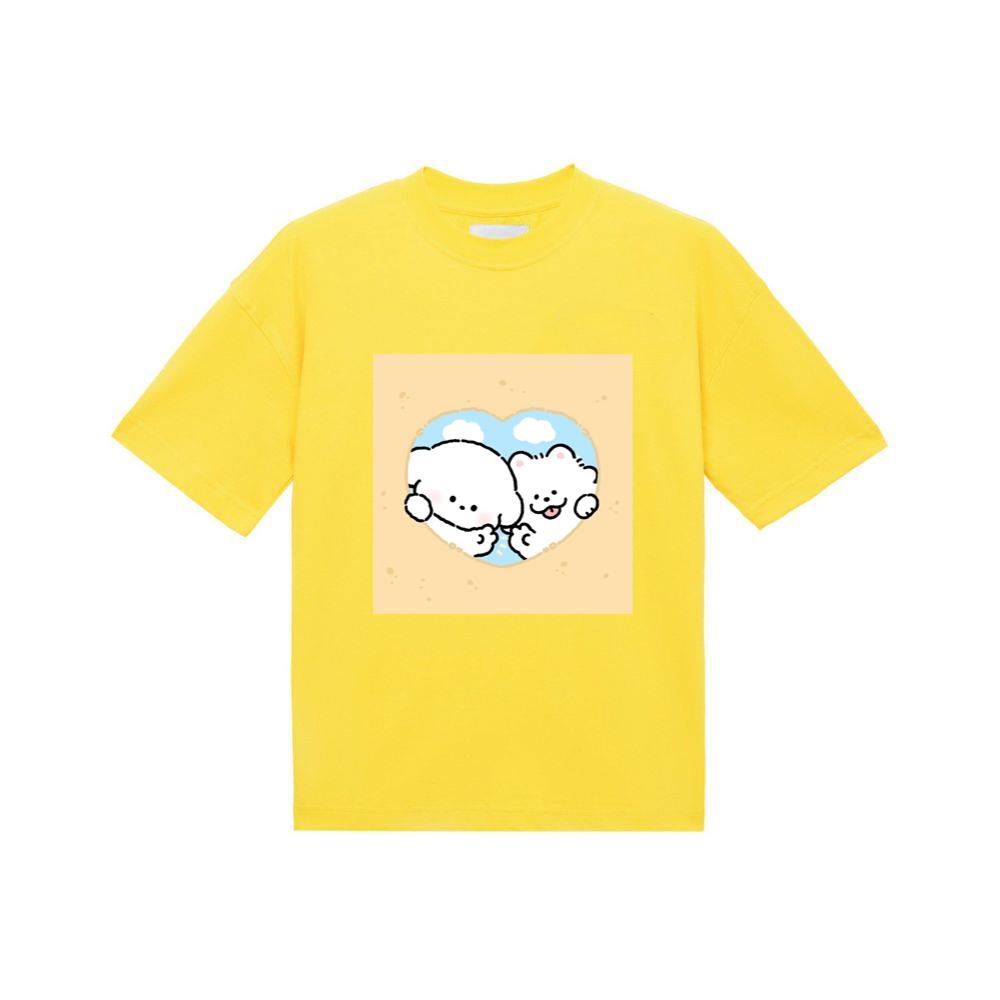 Peeking Pups in Love TShirts Zaidstore