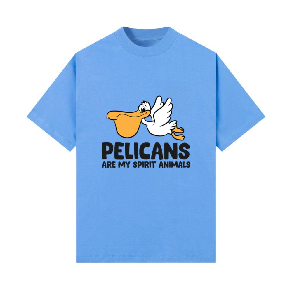 Pelicans Are My Spirit Animals Funny Pelican T-Shirt