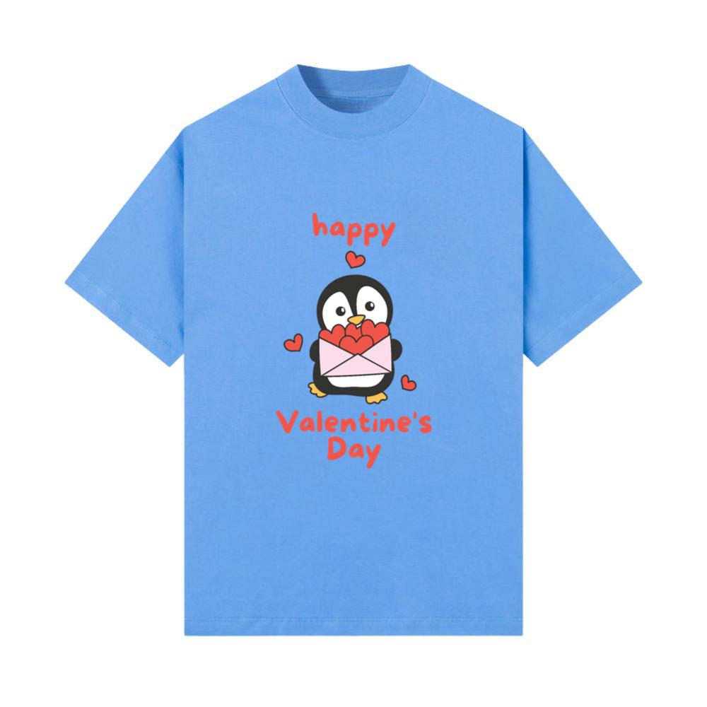 Penguin For Valentine's Day Cute Animals With_1 T-Shirt
