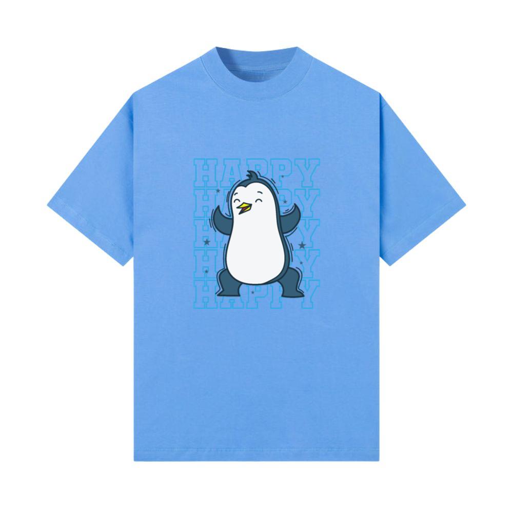 Penguin is Happy Animal Antarctic Bird T-Shirt