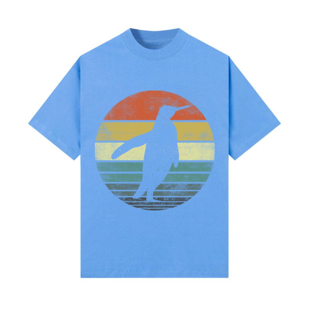 Penguin Lover Retro Vintage Animal Silhouette T-Shirt