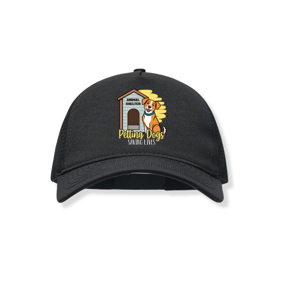 Petting Dogs Saving Lives Animal Shelter Rescue Dog Lover Gift Black Hat
