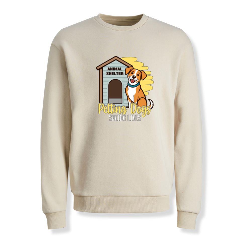 Petting Dogs Saving Lives Animal Shelter Rescue Dog Lover Gift Sweatshirt 2 Petting Dogs Saving Lives Animal Shelter Rescue Dog Lover Gift Sweatshirt - Image 2