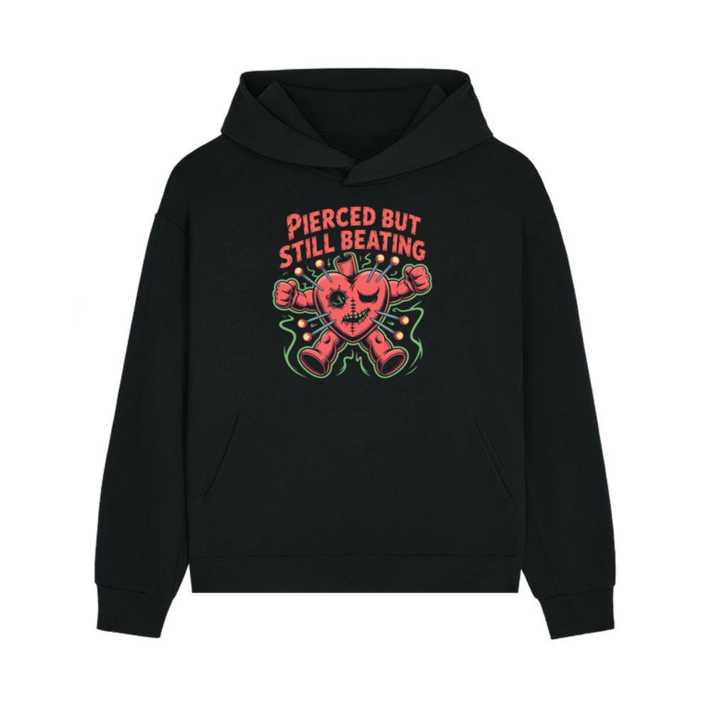 Pierced But Still Beating Heart Graphic Hoodies