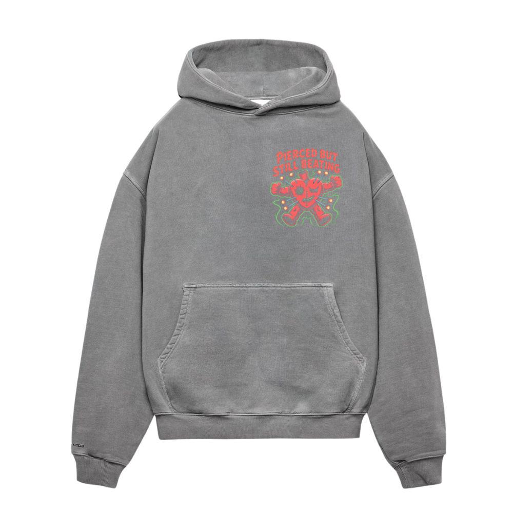 Pierced But Still Beating Heart Graphic Hoodies
