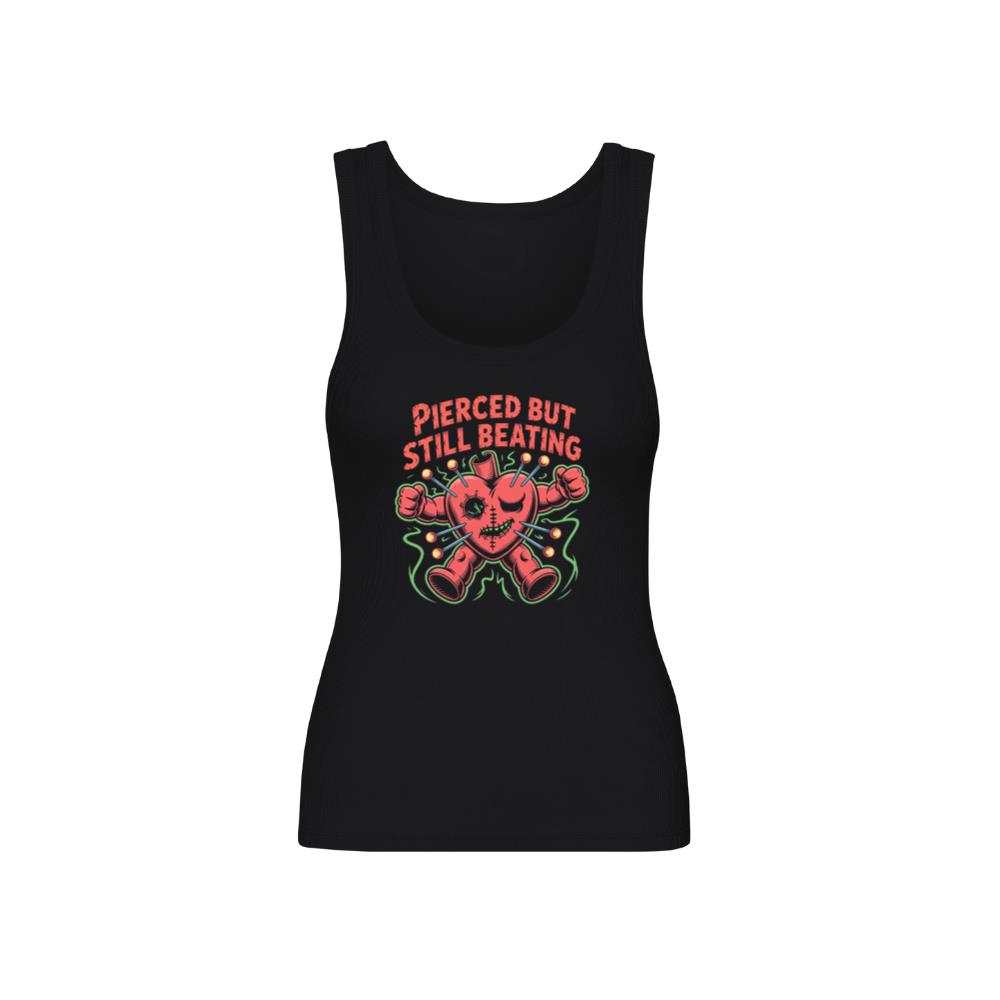 Pierced But Still Beating Heart Graphic TankTop