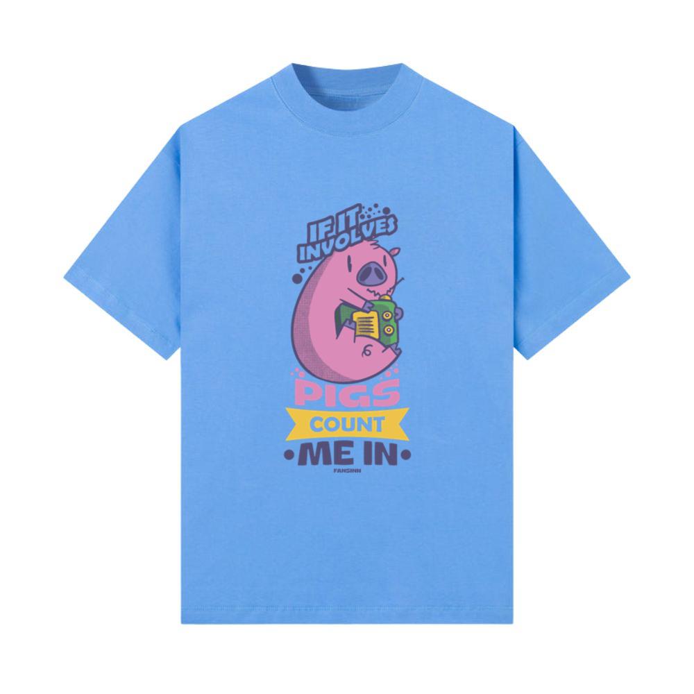 Pig animal piglet farm funny gift T-Shirt