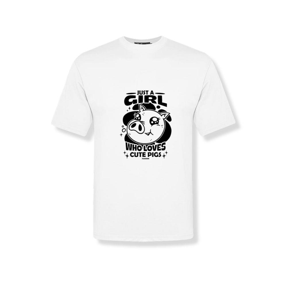 Pig animal piglet farm funny gift_2 T-Shirts