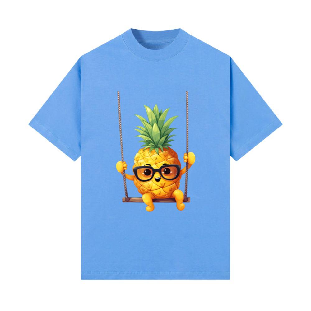 Pig with Sunflower Wreath, Charming Farm Animal T-Shirt