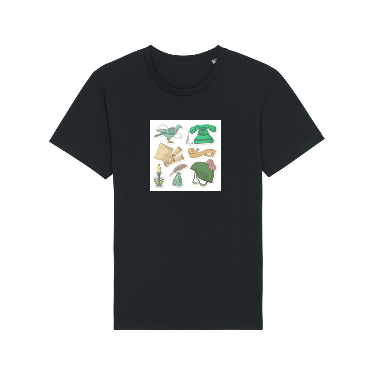 Pigeon, Phone, and Helmet Stickers T-Shirts