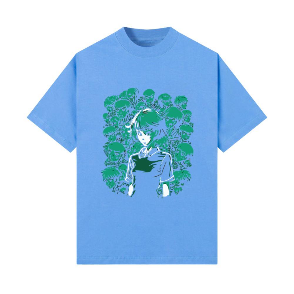 Piles of Skulls and Bones and Anime Girl T-Shirt