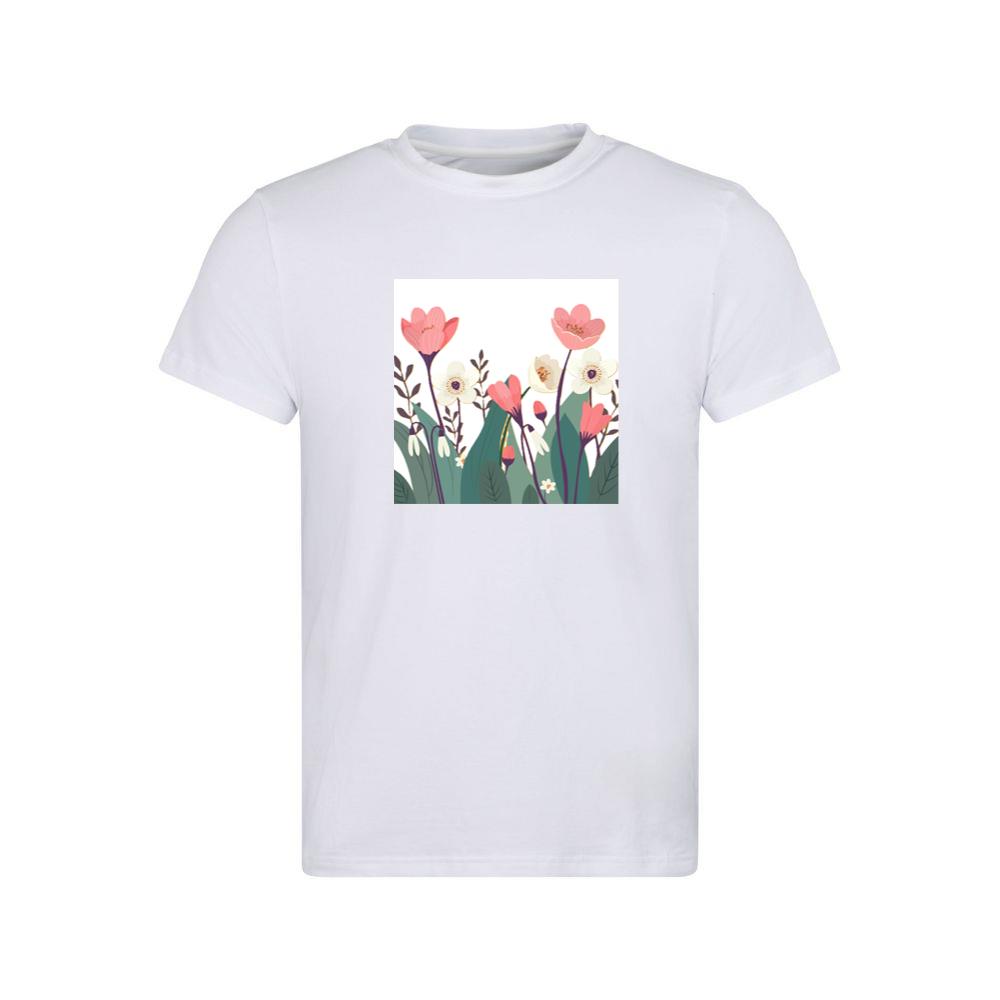 Pink and White Blooms T-Shirts