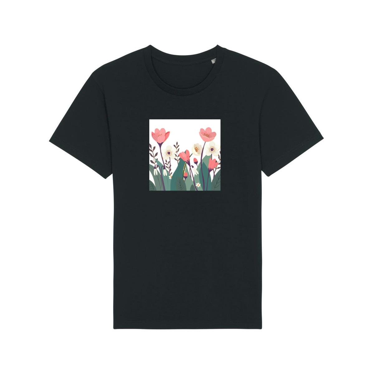 Pink and White Blooms T-Shirts