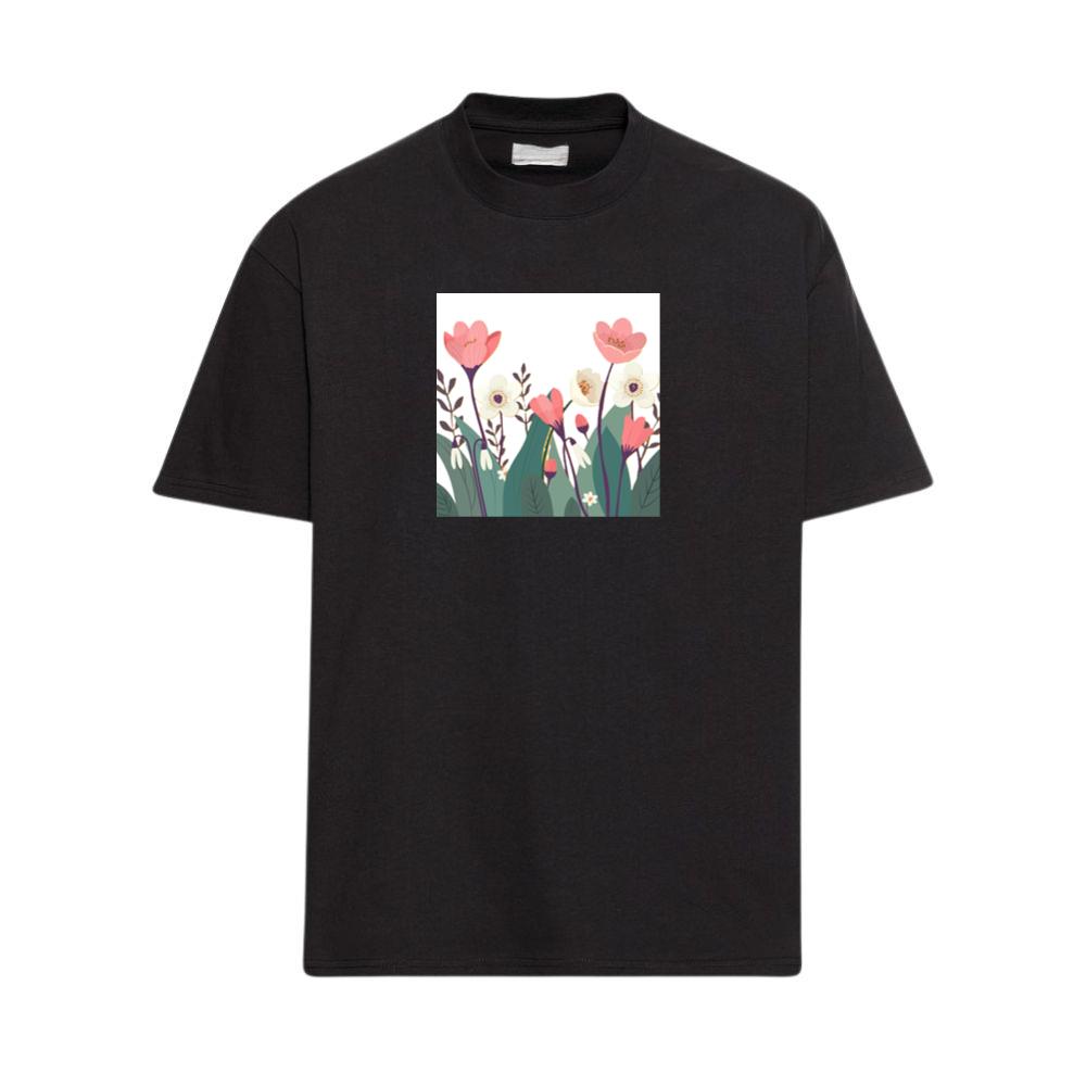 Pink and White Blooms T-Shirts