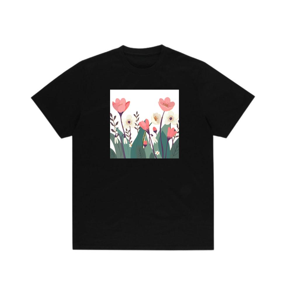 Pink and White Blooms T-Shirts