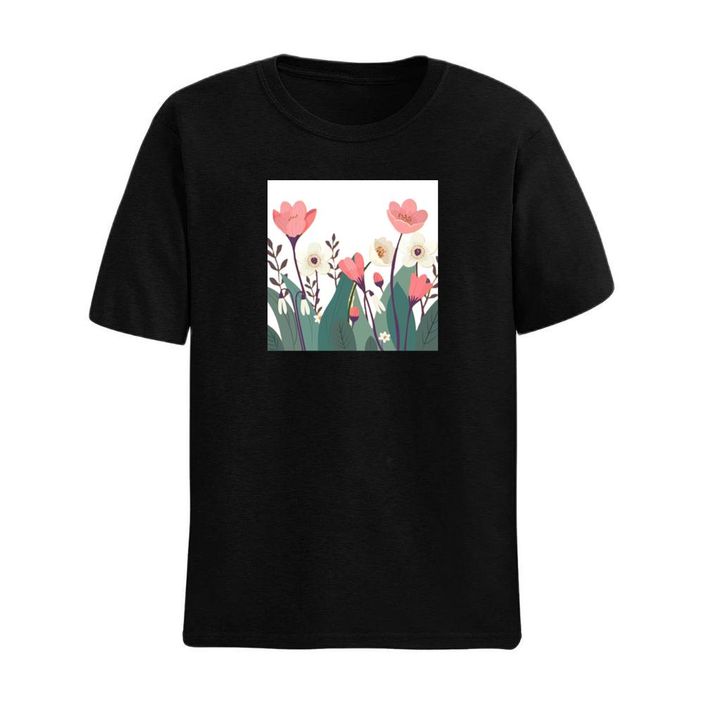 Pink and White Blooms T-Shirts