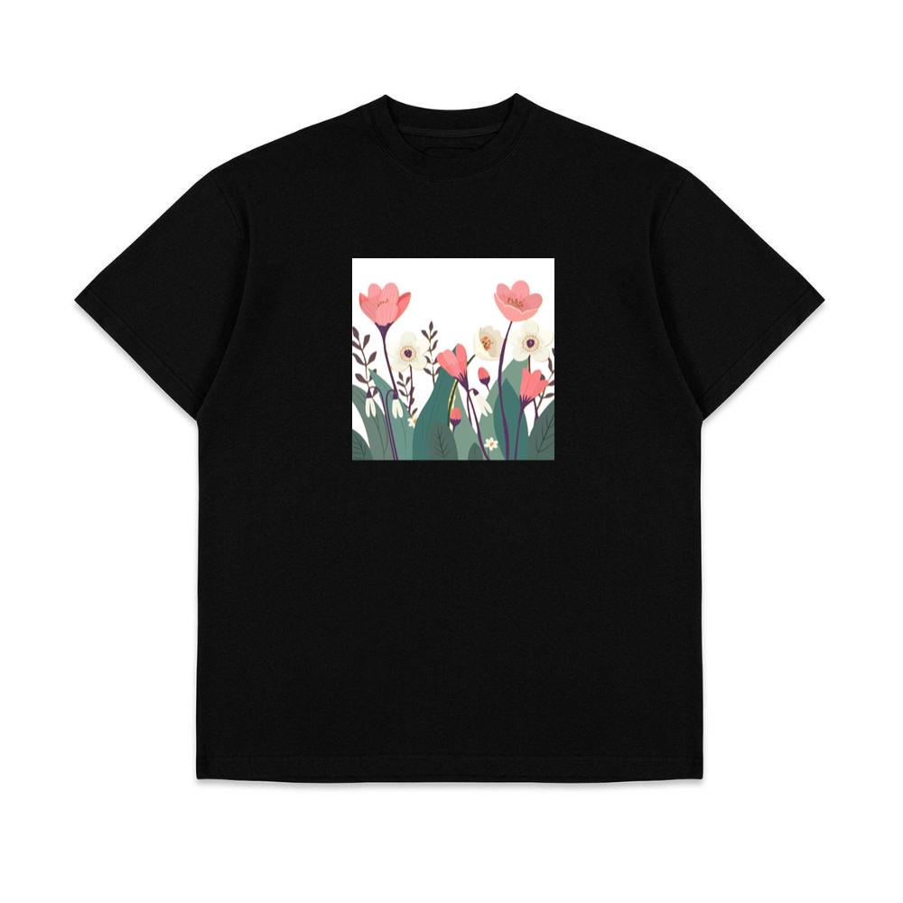 Pink and White Blooms T-Shirts