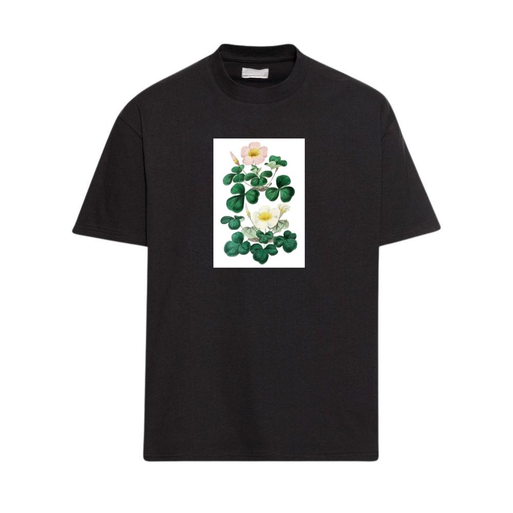 Pink and White Oxalis Blossoms T-Shirts