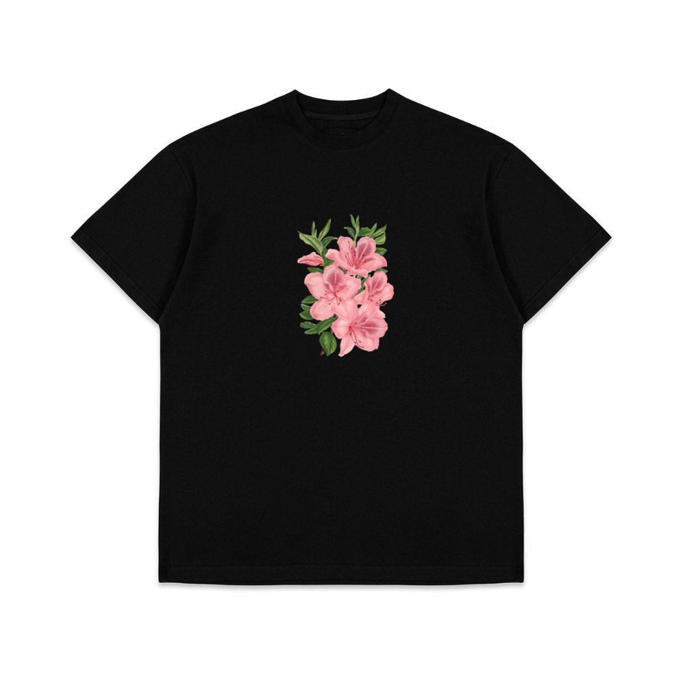 Pink Azalea Flower Illustration T-Shirts