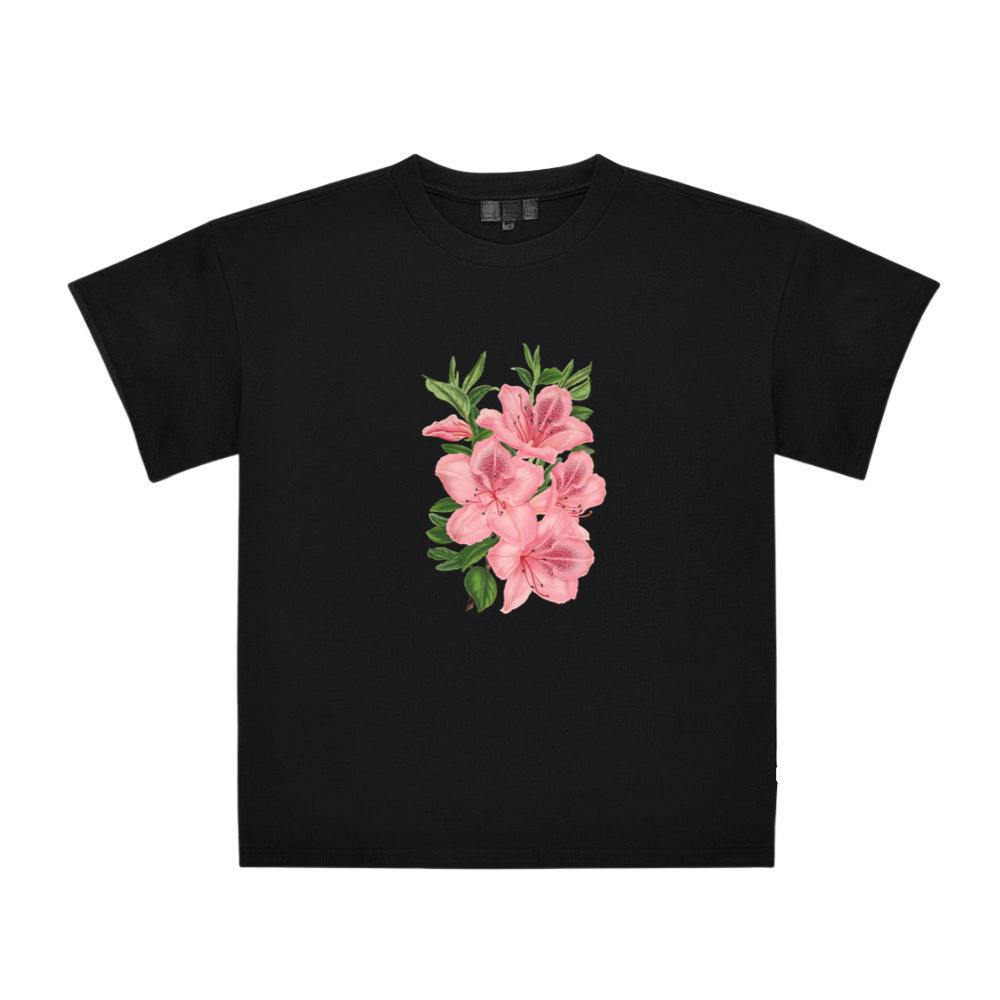 Pink Azalea Flower Illustration T-Shirts