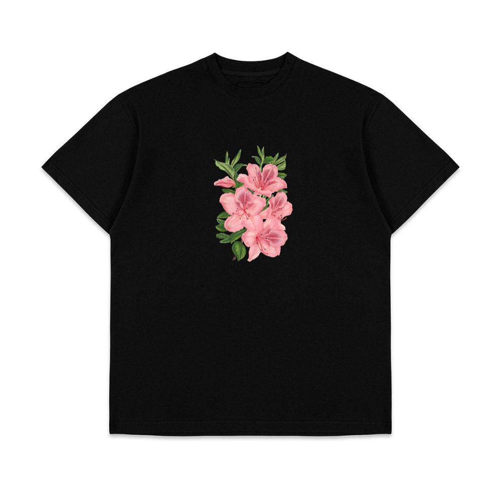 Pink Azalea Flower Illustration T-Shirts