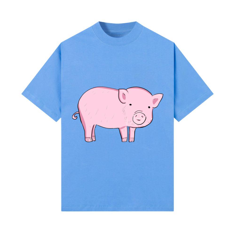 Pink cartoon pig icon animal T-Shirt