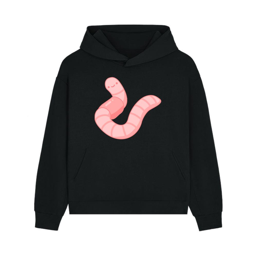 Pink Earthworm Hoodie