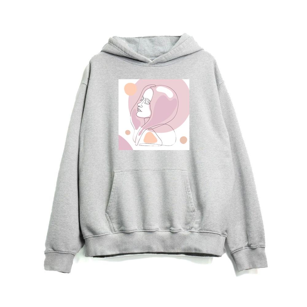 Pink Tone Woman Hoodies