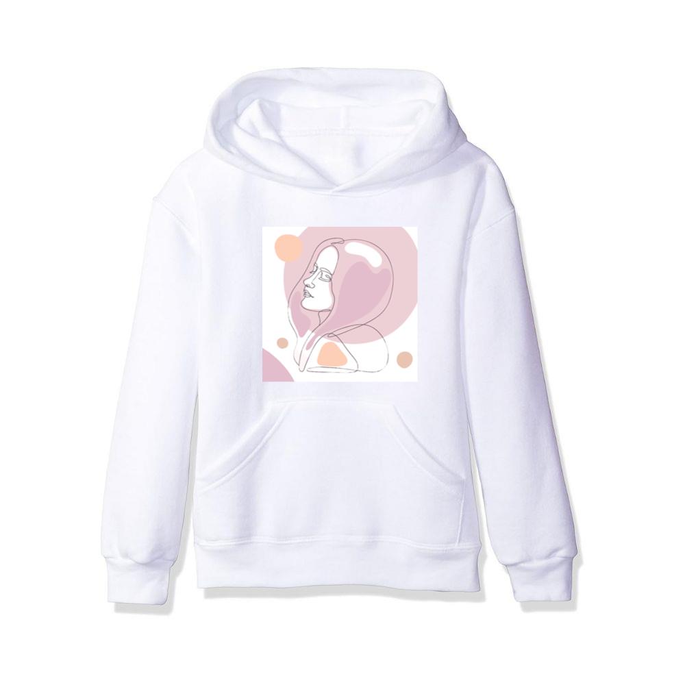 Pink Tone Woman Hoodies