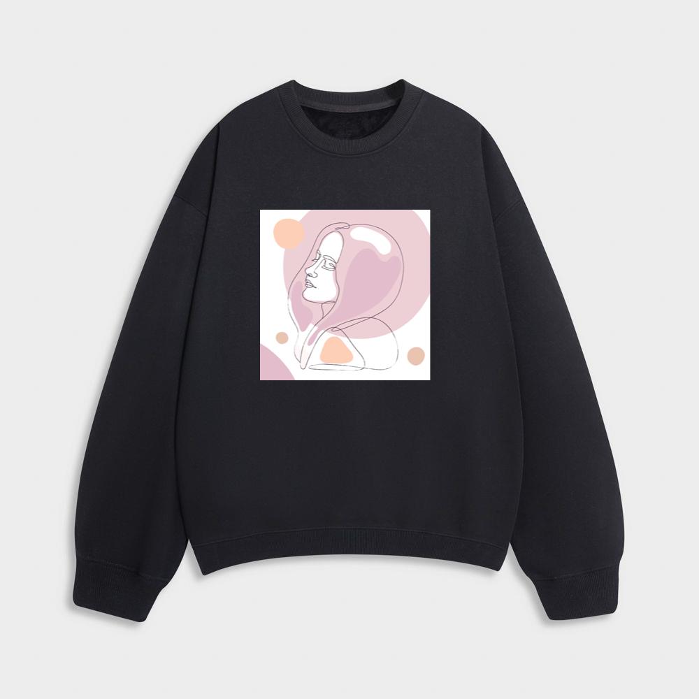 Pink Tone Woman Sweatshirt