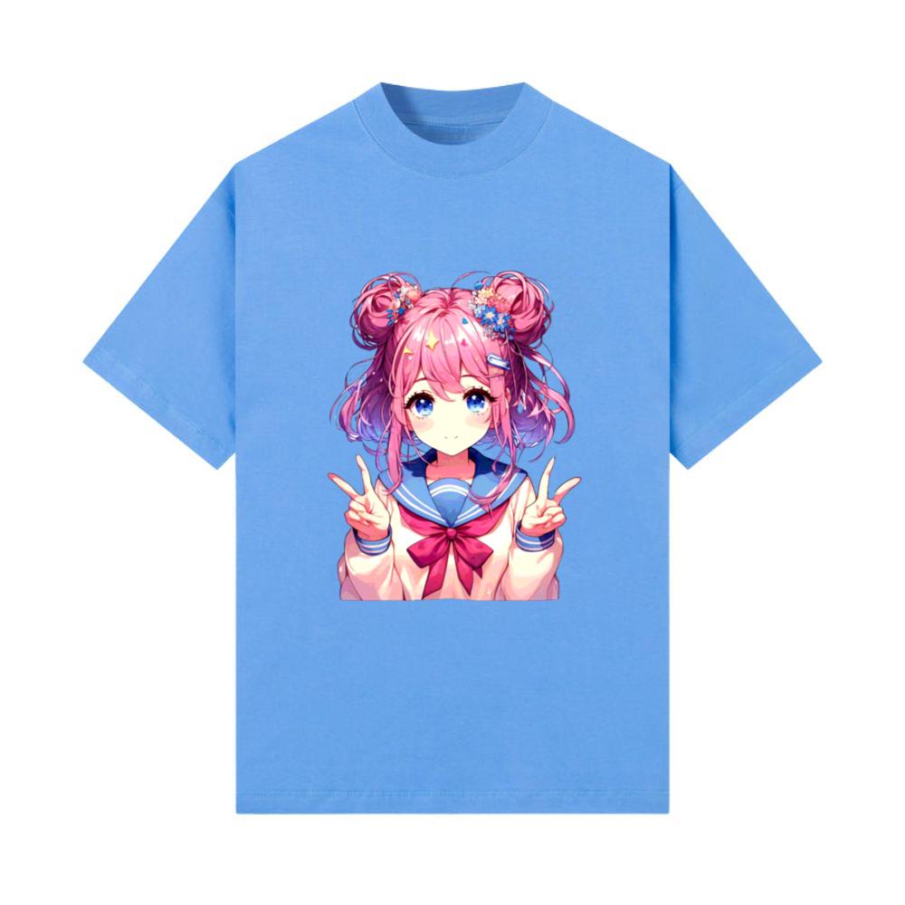 Pinky Anime Girl T-Shirt