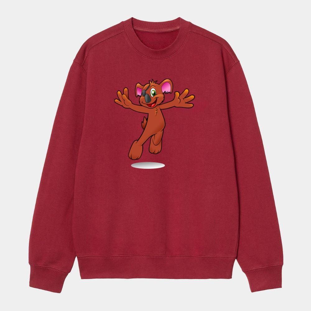 Pirate Eyepatch Cartoon Koala Sweatshirt